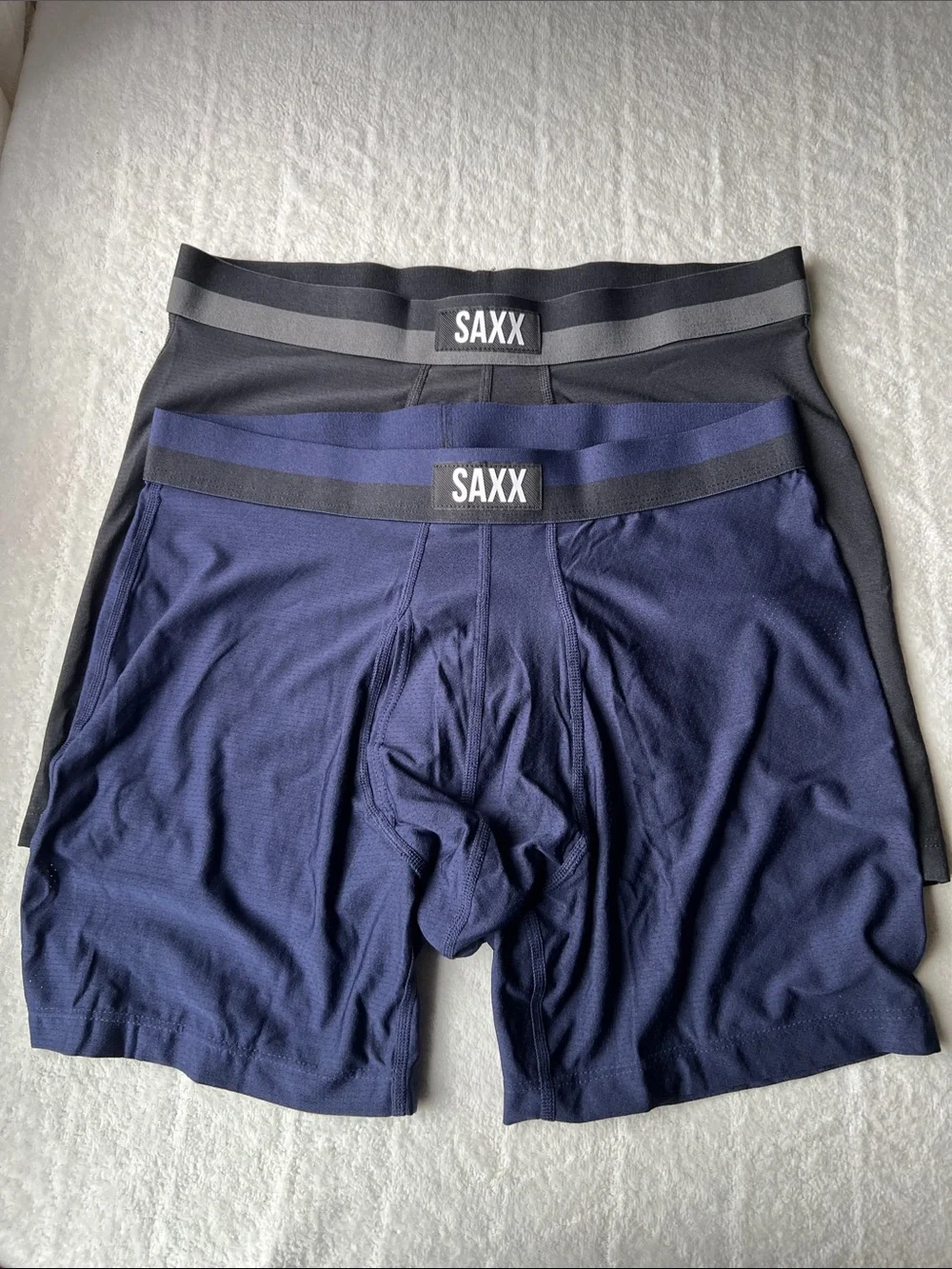 (2) SAXX Ballpark Pouch Spot Mesh Boxer Brief